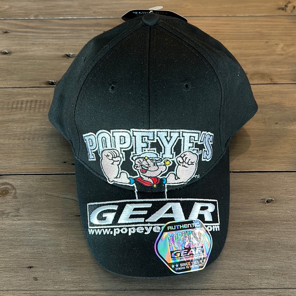 NWT Popeye’s Gear Snapback Hat.